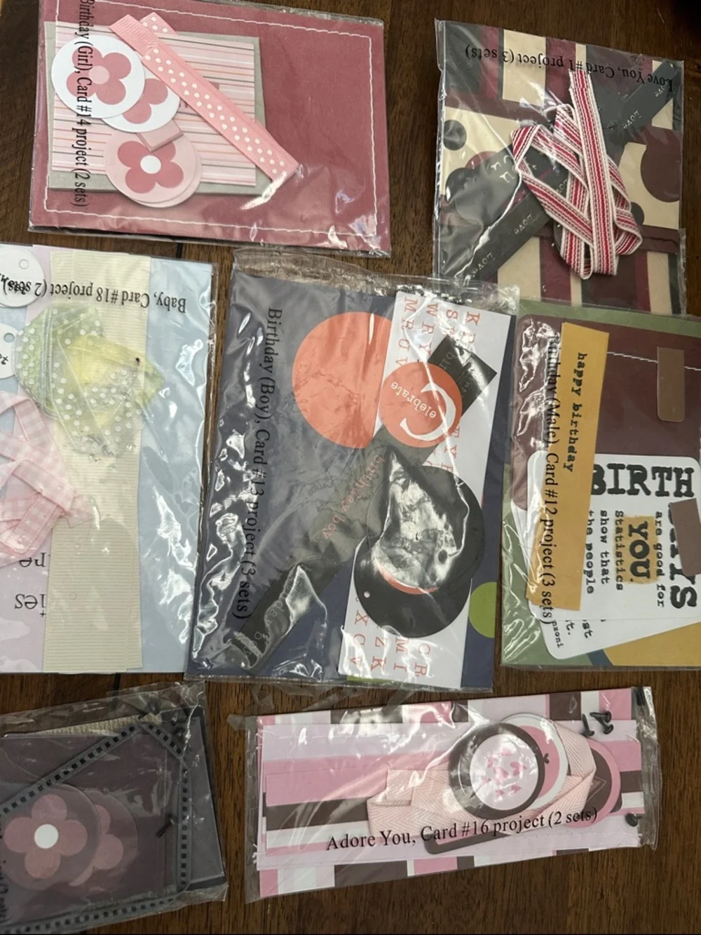 Scrap book- Sticker and Card Embellishment Pack -